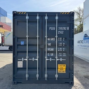 20 Fuß High Cube Open Side / Lagercontainer One Way RAL 7016