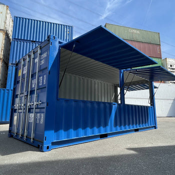 Barcontainer /Imbiss- Messecontainer Eventcontainer RAL5010