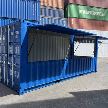 Barcontainer /Imbiss- Messecontainer Eventcontainer RAL5010