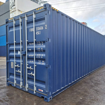 40 Fuß High Cube Lagercontainer, One Way RAL 7016 Bj. 2025