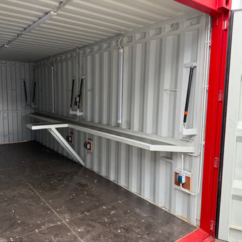 Barcontainer mit Tresen und E-Paket /Imbiss /Messecontainer