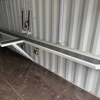 Barcontainer mit Tresen und E-Paket /Imbiss /Messecontainer