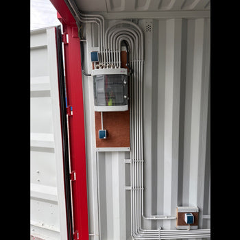 Barcontainer mit Tresen und E-Paket /Imbiss /Messecontainer