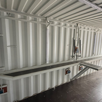 Barcontainer mit Tresen und E-Paket /Imbiss /Messecontainer