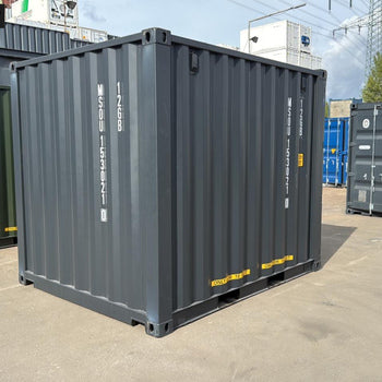10 Fuß Lagercontainer NEU Selfstorage Baucontainer RAL 7021