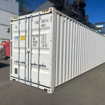 40 Fuß Neu High Cube Double Door One Way RAL 9010