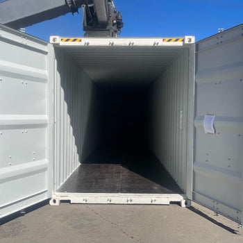 40 Fuß Neu High Cube Double Door One Way RAL 9010