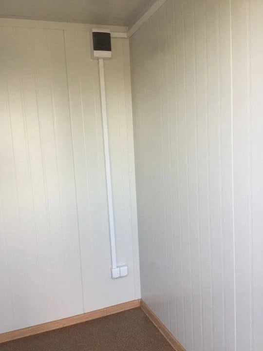 Neues 4x2,4 m Containerbüro – Sicherheitsposten / Zugangskontrolle 9,6 m²