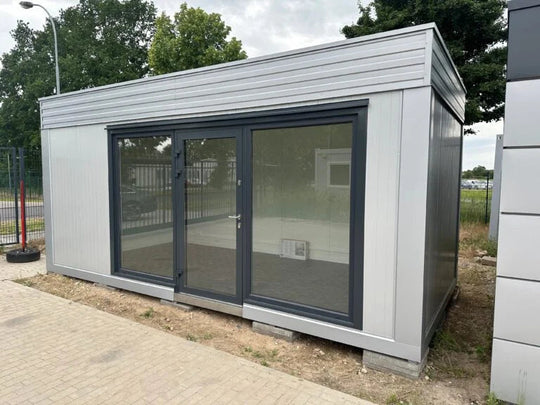 Modularer Bürocontainer 6,00 × 2,90 m – 17,4 m²
