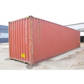 GEBRAUCHTER 40-FUSS BREITER KLASSE-B-HOCHKUPPEL-VERSANDCONTAINER