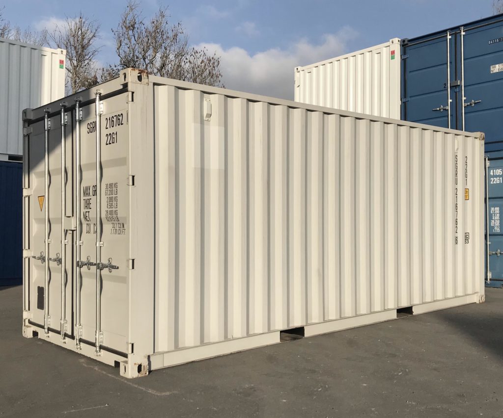 NEUER 20-FUSS-/33-M³-VERSANDCONTAINER