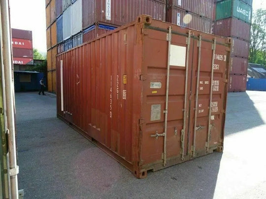 GEBRAUCHTER 20-FUSS-VERSANDCONTAINER
