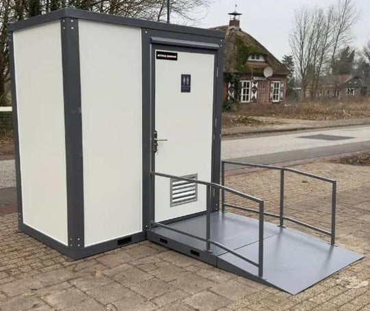 Toilettenbehälter für Menschen mit Behinderung: sofort für Menschen mit Behinderung geeignet