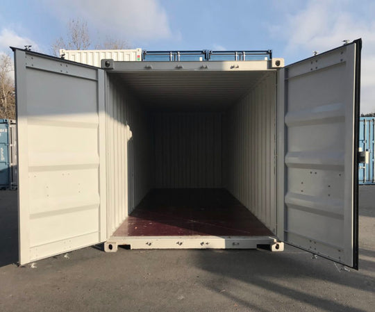 NEUER 20-FUSS-/33-M³-VERSANDCONTAINER