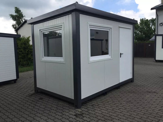 Bürocontainer. 3,50 × 2,20m