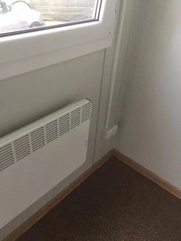 Neues 4x2,4 m Containerbüro – Sicherheitsposten / Zugangskontrolle 9,6 m²