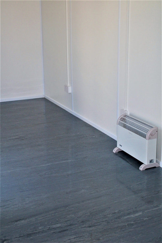 Bürocontainer. 20 Fuß mit 2 Fenstern